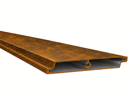 Alumínium zsalu profil 100x20x1,5 - Corten utánzat